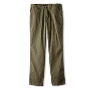 NWT Outerknown Nomad Chino Pants Mens Dark Olive 38 x 32 Organic Cotton Preppy